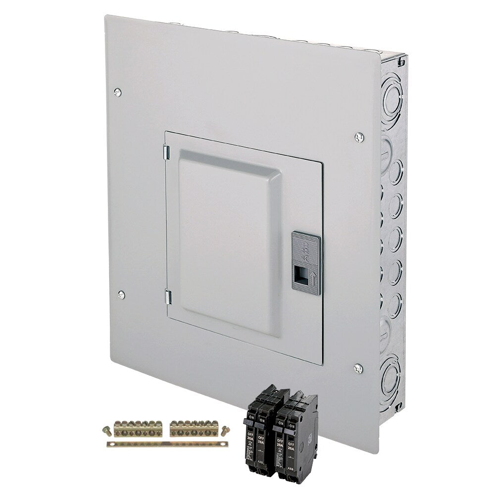 ABB ReliaHome T-Series 125-Amp 12-space load center - installed context