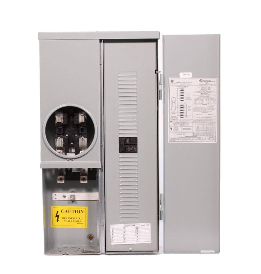 ABB ReliaHome 100-Amp 16-space load center - side view