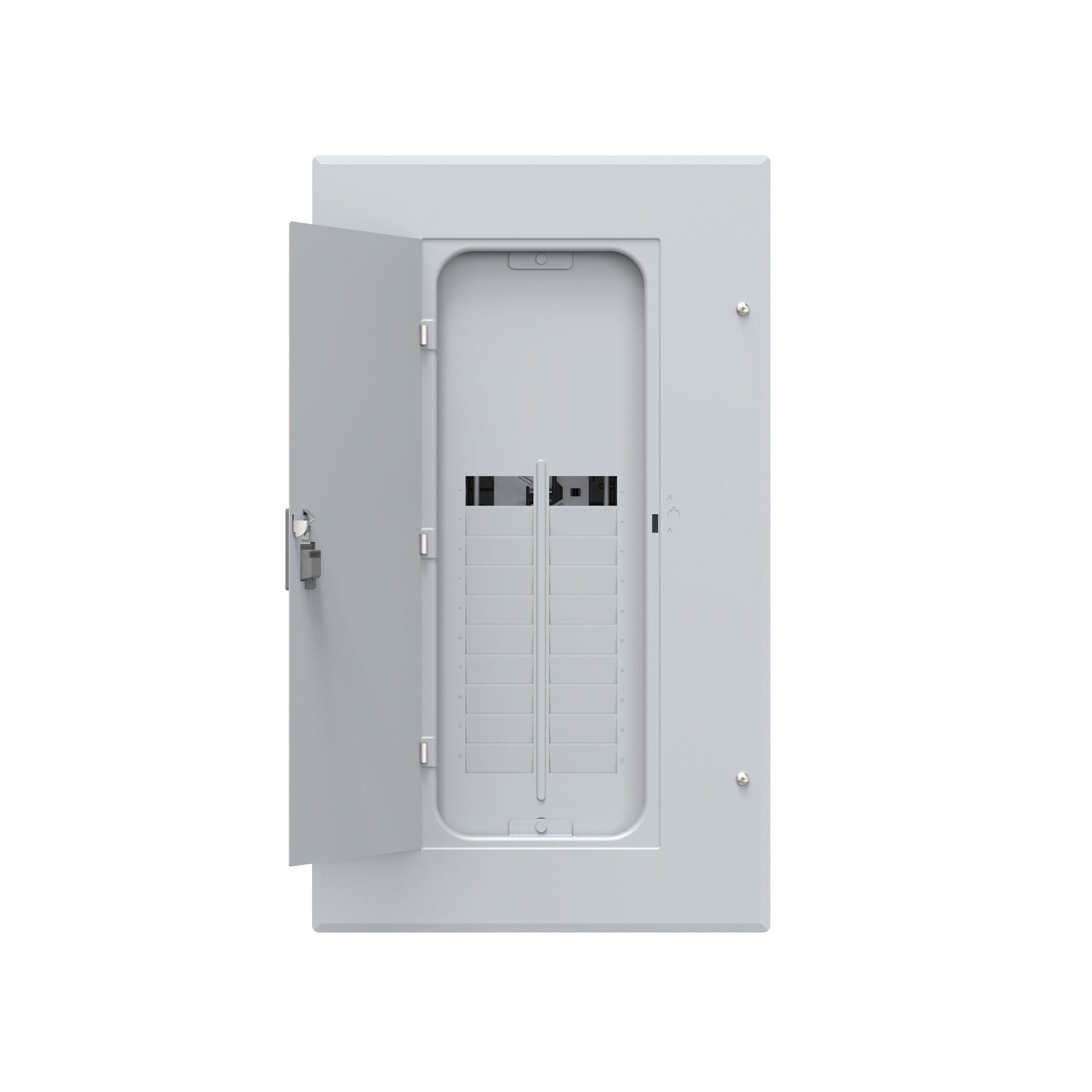 ABB ReliaHome P-Series 200-Amp 20-space load center - front view