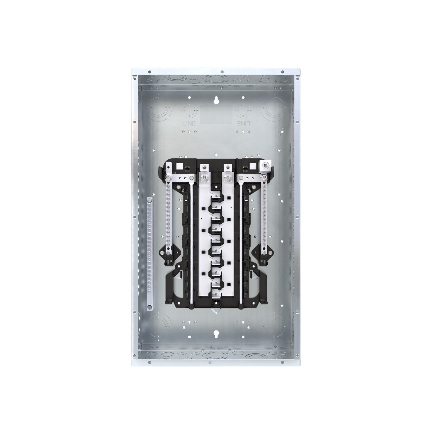 ABB ReliaHome P-Series 200-Amp 20-space load center - detail view