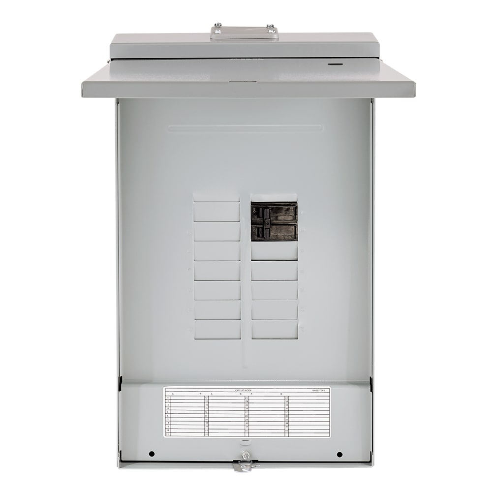 ABB ReliaHome T-Series 100-Amp 12-space load center - front view