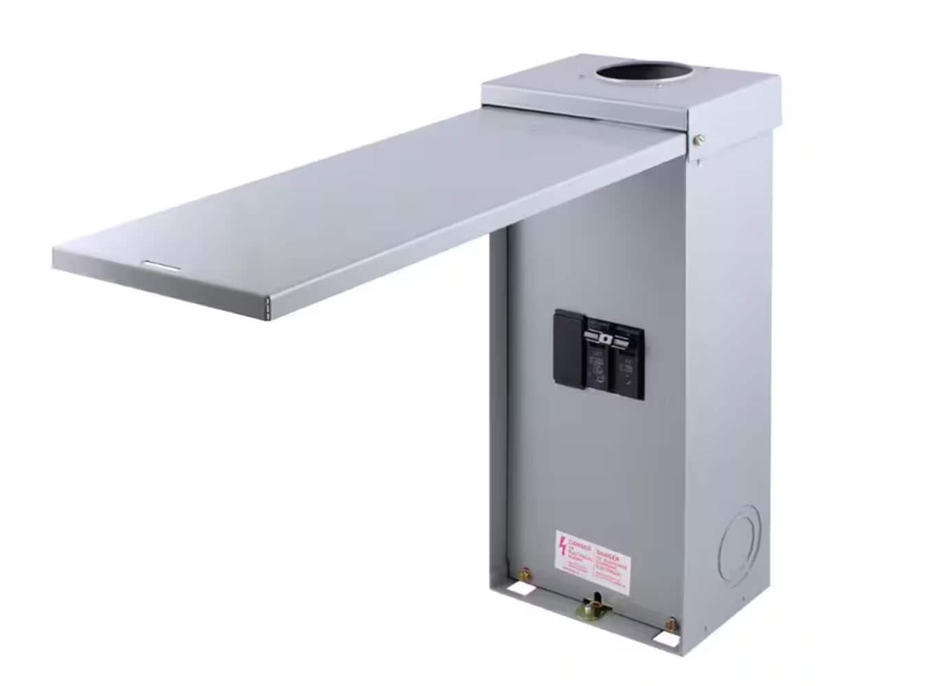ABB ReliaHome 125-Amp 0-space load center - angle view