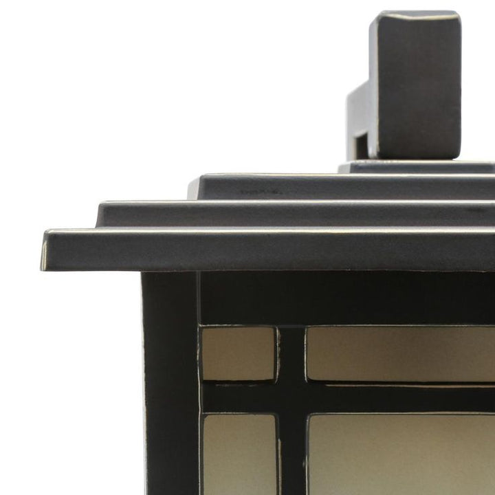 Port Oxford 1-Light Oil-Rubbed Chestnut Outdoor Wall Lantern Sconce