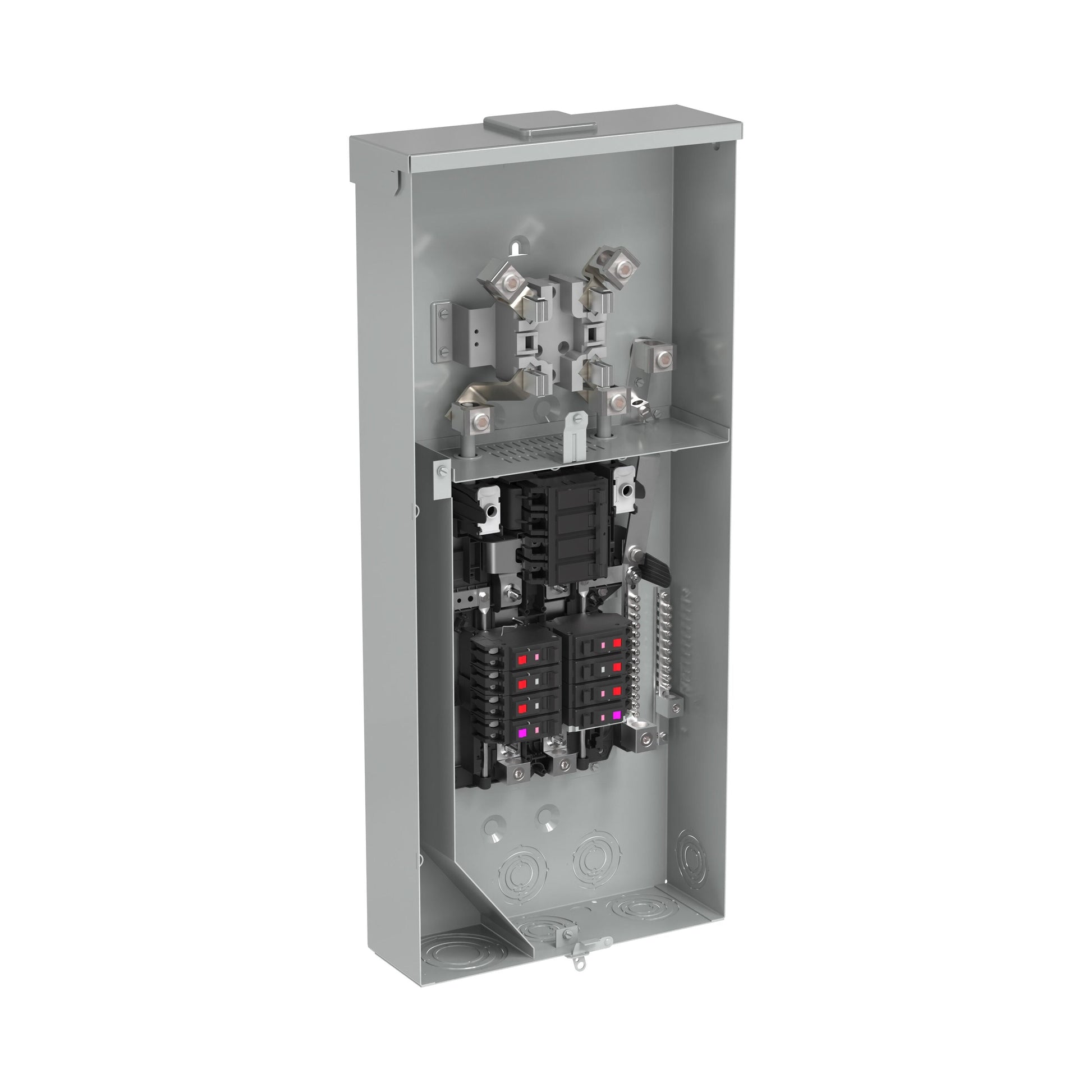 ABB ReliaHome 200-Amp 8-space load center - label view