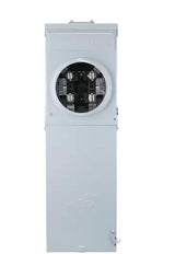 Midwest Compatible with ABB and GE THQL, THHQL Standard, Pigtail AFCI, GFCI and DFCI breakers 200-Amp 4-space load center - side view