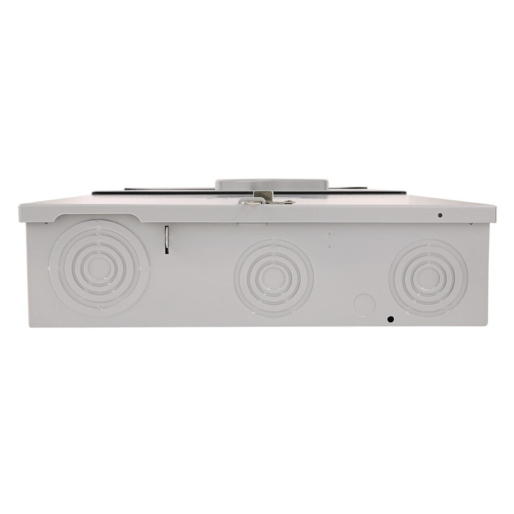 Midwest Compatible with ABB and GE THQL, THHQL Standard, Pigtail AFCI, GFCI and DFCI breakers 200-Amp 4-space load center - box view