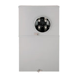 Midwest Compatible with ABB and GE THQL, THHQL Standard, Pigtail AFCI, GFCI and DFCI breakers 200-Amp 4-space load center - detail view