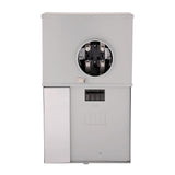 Midwest Compatible with ABB and GE THQL, THHQL Standard, Pigtail AFCI, GFCI and DFCI breakers 200-Amp 4-space load center - front view
