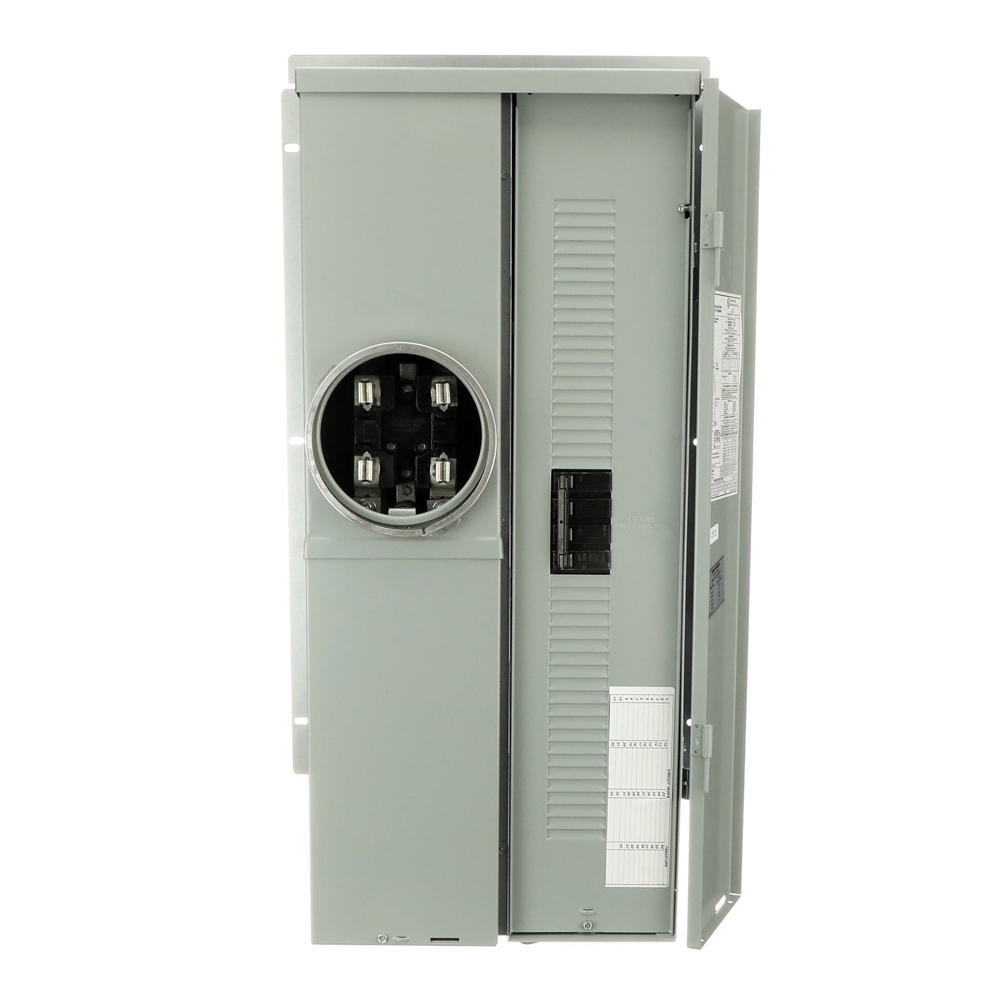 ABB ReliaHome 200-Amp 20-space load center - detail view