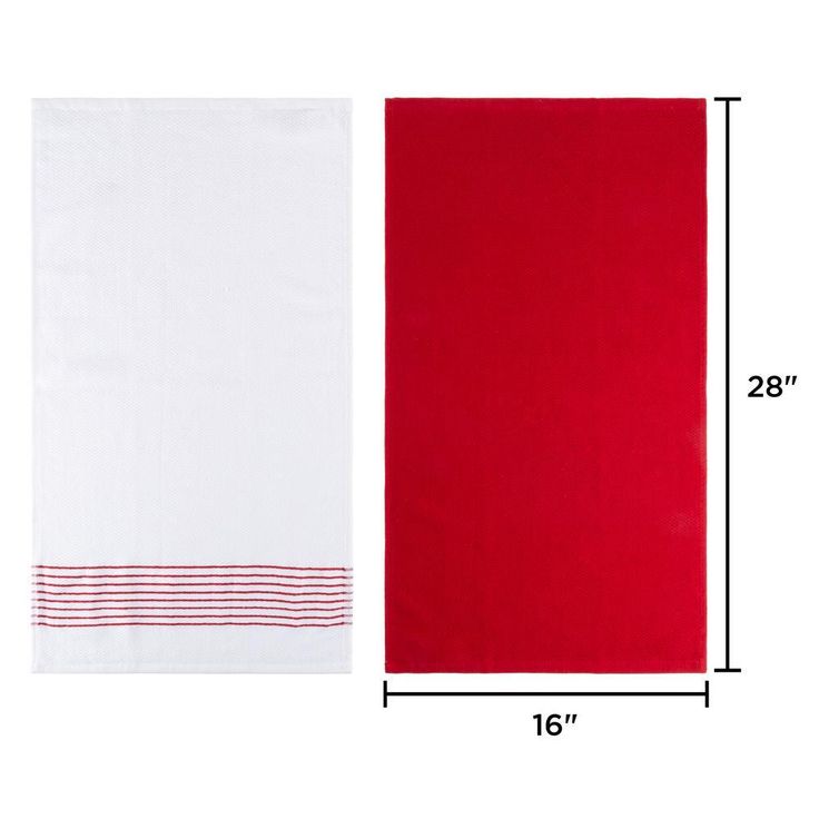 Multi-Color Diamond Weave Striped and Solid Color Cotton Kitchen Towel Set (8-Pieces)