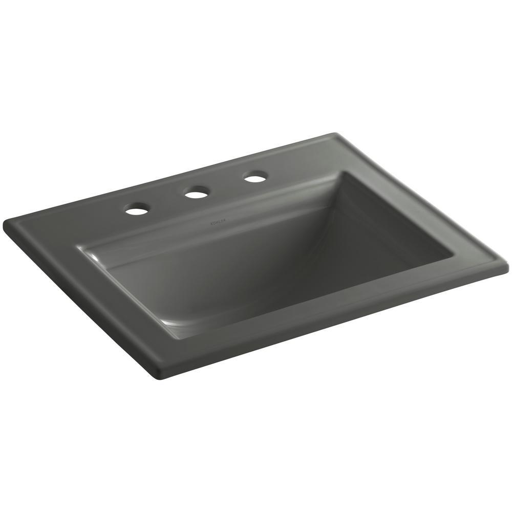 Memoirs Stately Drop-In Vitreous China Bathroom Sink in White with Overflow Drain - Super Arbor