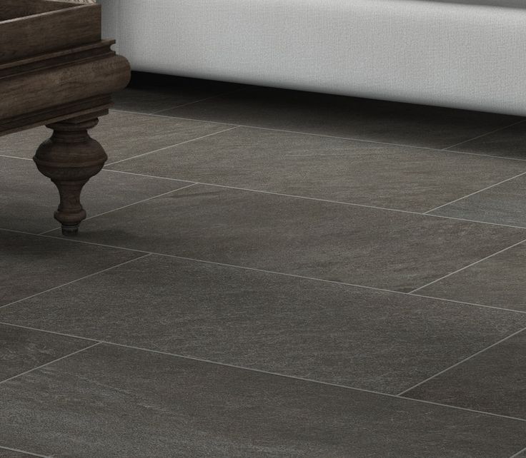 Style Selections Galvano Charcoal Porcelain Granite Bullnose Tile (3-in x 12-in)
