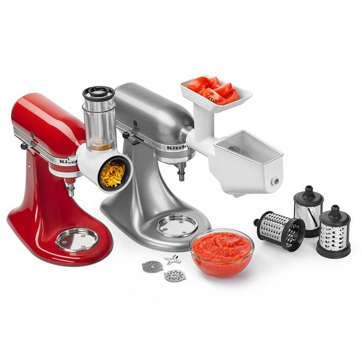 Slicer/Shredder and Grinder/Strainer Attachment Pack