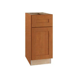Home Decorators Collection Newport 21 in. W x 24 in. D x 34.5 in. H Assembled Plywood Base Kitchen Cabinet in Cinnamon with 2ROT Soft Close LH