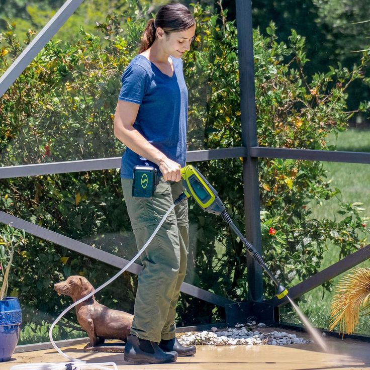 Sun Joe 24-Volt 350 PSI Max 0.6 GPM Cold Water Cordless Electric Power Cleaner (Tool-Only)