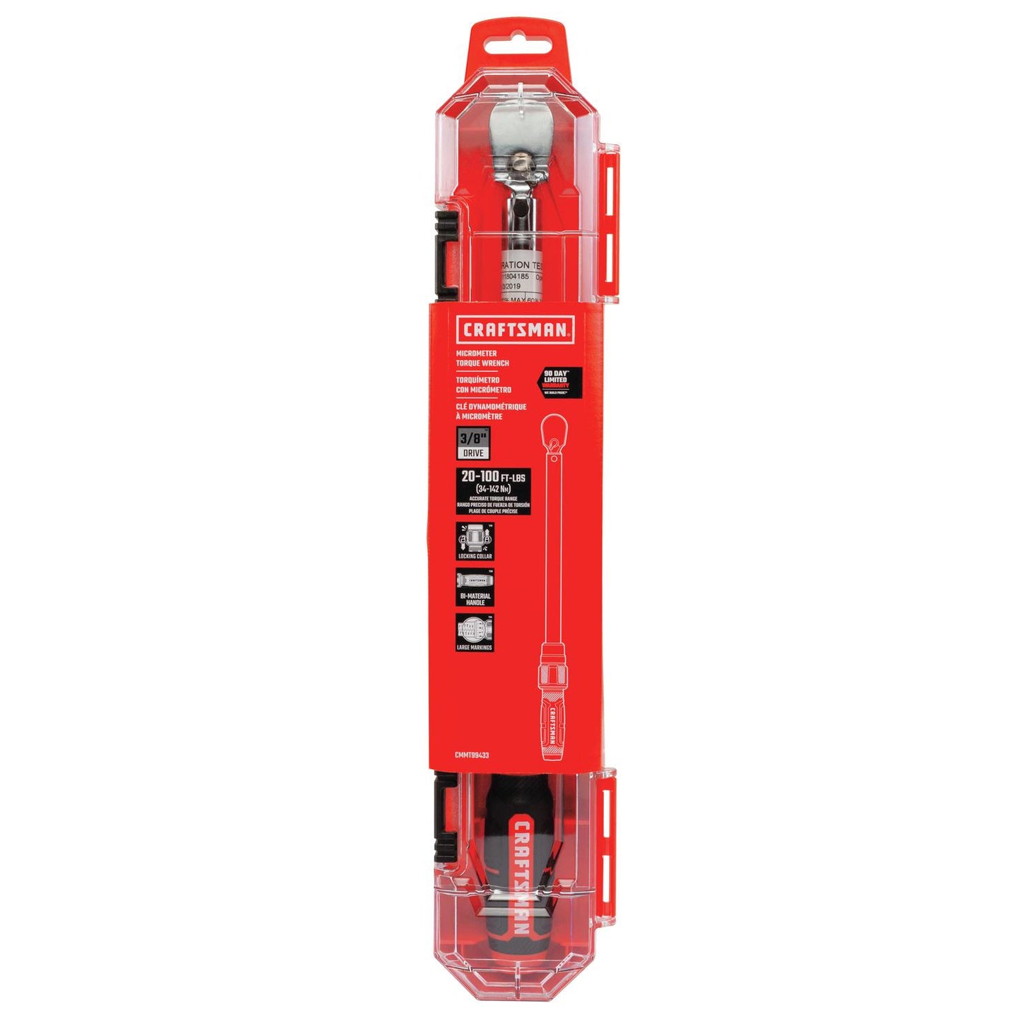 Craftsman 3/8 in. Micrometer Torque Wrench - Durable and Comfortable