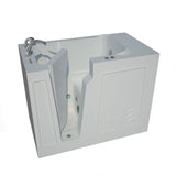 HD Series 46 in. Right Drain Quick Fill Walk-In Whirlpool Bath Tub with Powered Fast Drain in White - Super Arbor