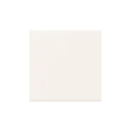 American Olean Bright Ice White Ceramic Bullnose Tile (6-in x 6-in) - Super Arbor