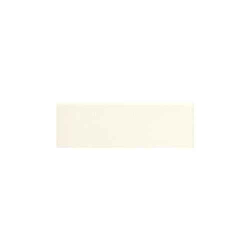 American Olean Matte Designer White Ceramic Bullnose Tile (2-in x 6-in) - Super Arbor