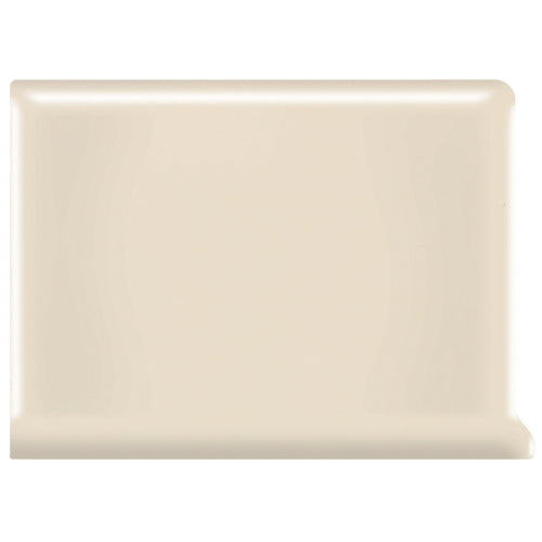 American Olean Bright Light Smoke Ceramic Cove Base Tile (6-in x 6-in) - Super Arbor