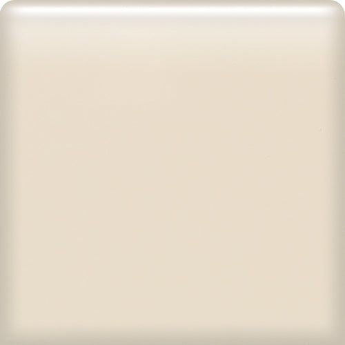 American Olean Bright Ice White Ceramic Bullnose Tile (6-in x 6-in) - Super Arbor