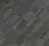 MSI Neptune 3D 12 in. x 12 in. x 10mm Honed Basalt Mesh-Mounted Mosaic Tile (10 sq. ft. / case)