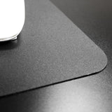 20 in. x 36 in. Black Vinyl Rectangular Desk Pad - Super Arbor