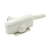 Light-Duty Ivory Aluminum Residential Hold-Open Door Closer - Super Arbor