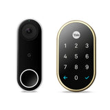 Nest x Yale Lock Satin Nickel with Google Nest Connect - Super Arbor