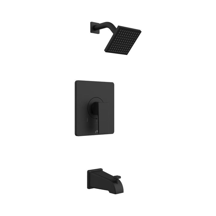 Belanger Single-Handle 1-Spray Tub and Shower Faucet in Matte Black (Valve Included) - Super Arbor