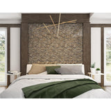 Inoxia SpeedTiles Bengal Brown 11.77 in. x 11.57 in. x 8 mm Stone Self-Adhesive Wall Mosaic Tile (11.4 sq. ft. / case) - Super Arbor
