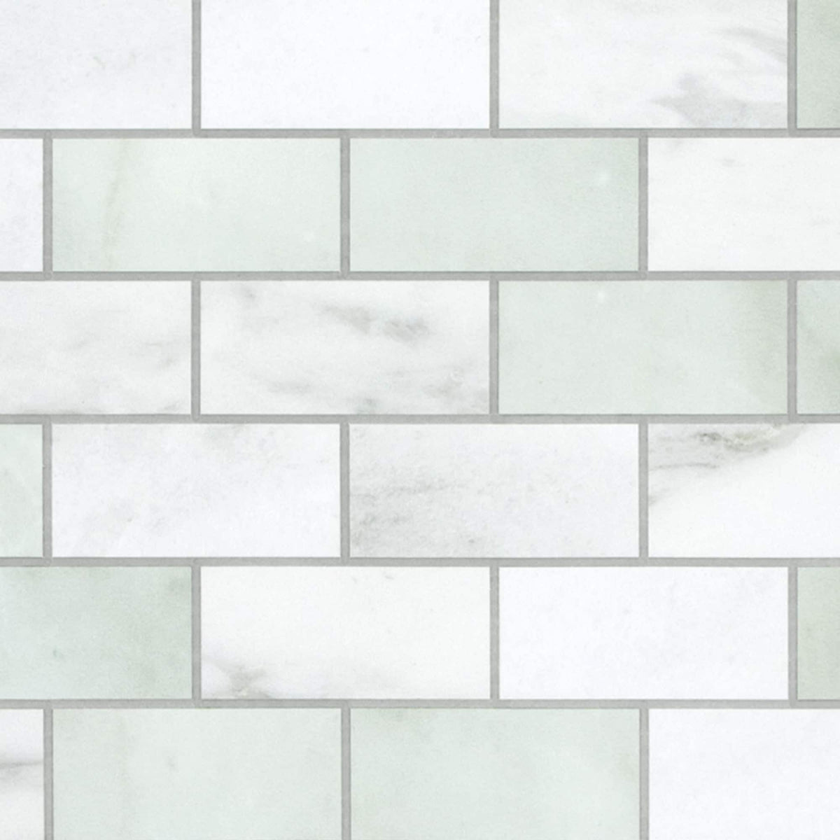 SUNWINGS Emerald Green 10-in x 11-in Matte Composite Subway Peel and stick Mosaic Wall Tile product image