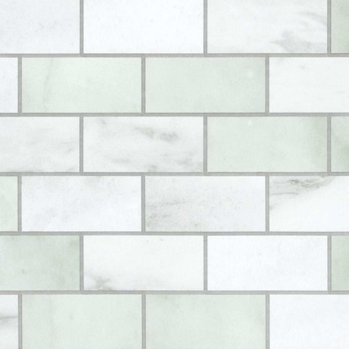 SUNWINGS Emerald Green 10-in x 11-in Matte Composite Subway Peel and stick Mosaic Wall Tile product image