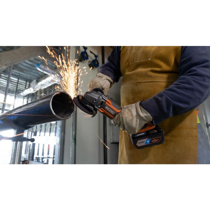 18-Volt OCTANE Cordless Brushless 4-1/2 in. Angle Grinder Kit with (1) OCTANE Bluetooth 3.0 Ah Battery and Charger