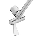 Valspar AquaSource 0.5-in Chrome Adjustable Shower Arm, 8.95-in Length