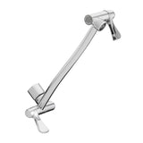 Valspar AquaSource 0.5-in Chrome Adjustable Shower Arm, 8.95-in Length