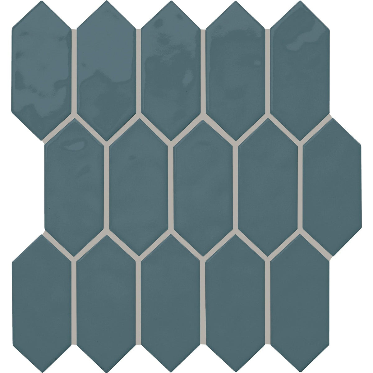 Daltile Mythology Aura 11-in x 12-in Glossy Ceramic Handcrafted look Mosaic Wall Tile product image