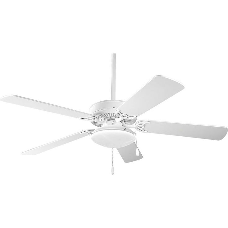 Fan Light Kits Collection 2-Light White Ceiling Fan Light Kit