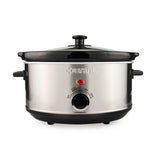 3.5 Qt. Stainless Steel Slow Cooker with Temperature Settings