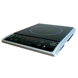 Single Burner 7.25 in. Black and Silver Induction Hot Plate