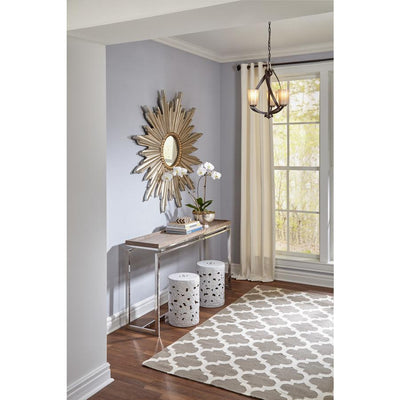 Kichler Layla 3-Light Brushed Nickel Modern/Contemporary Chandelier - Super Arbor