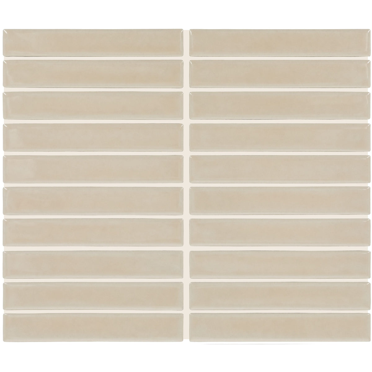 Daltile Artcrafted Dune 10-in x 12-in Glossy Ceramic Handcrafted look Mosaic Wall Tile product image