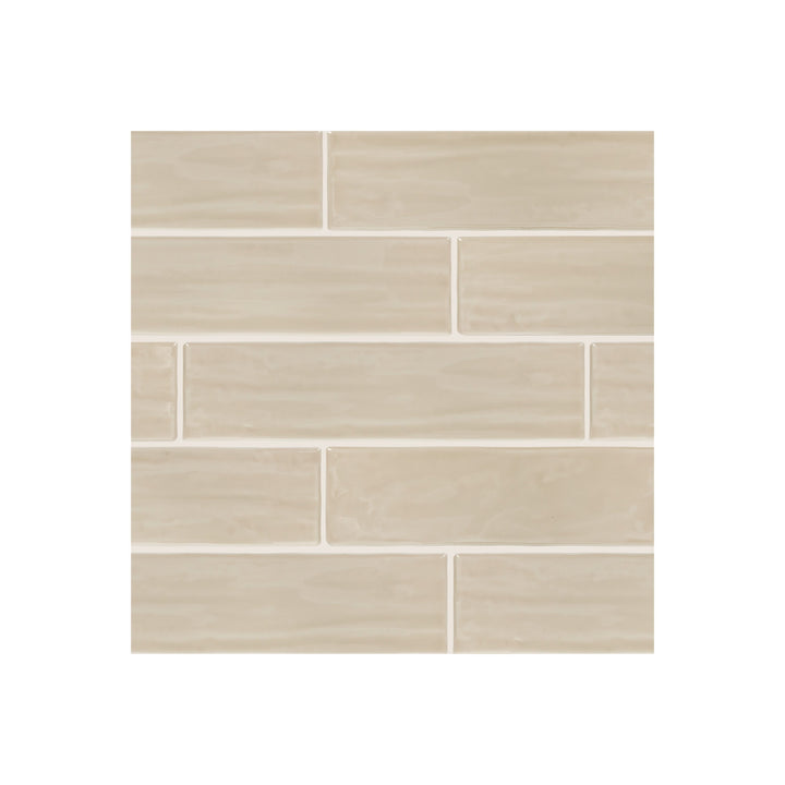 Daltile Artcrafted Dune 3-in x 12-in Glossy Ceramic Handcrafted look Wall Tile product image
