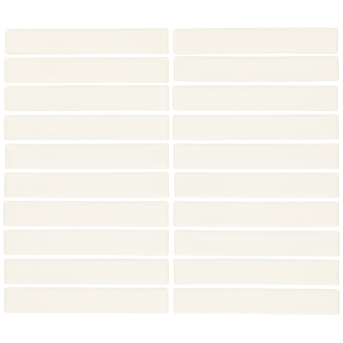 Daltile Artcrafted Coconut 10-in x 12-in Glossy Ceramic Handcrafted look Mosaic Wall Tile product image
