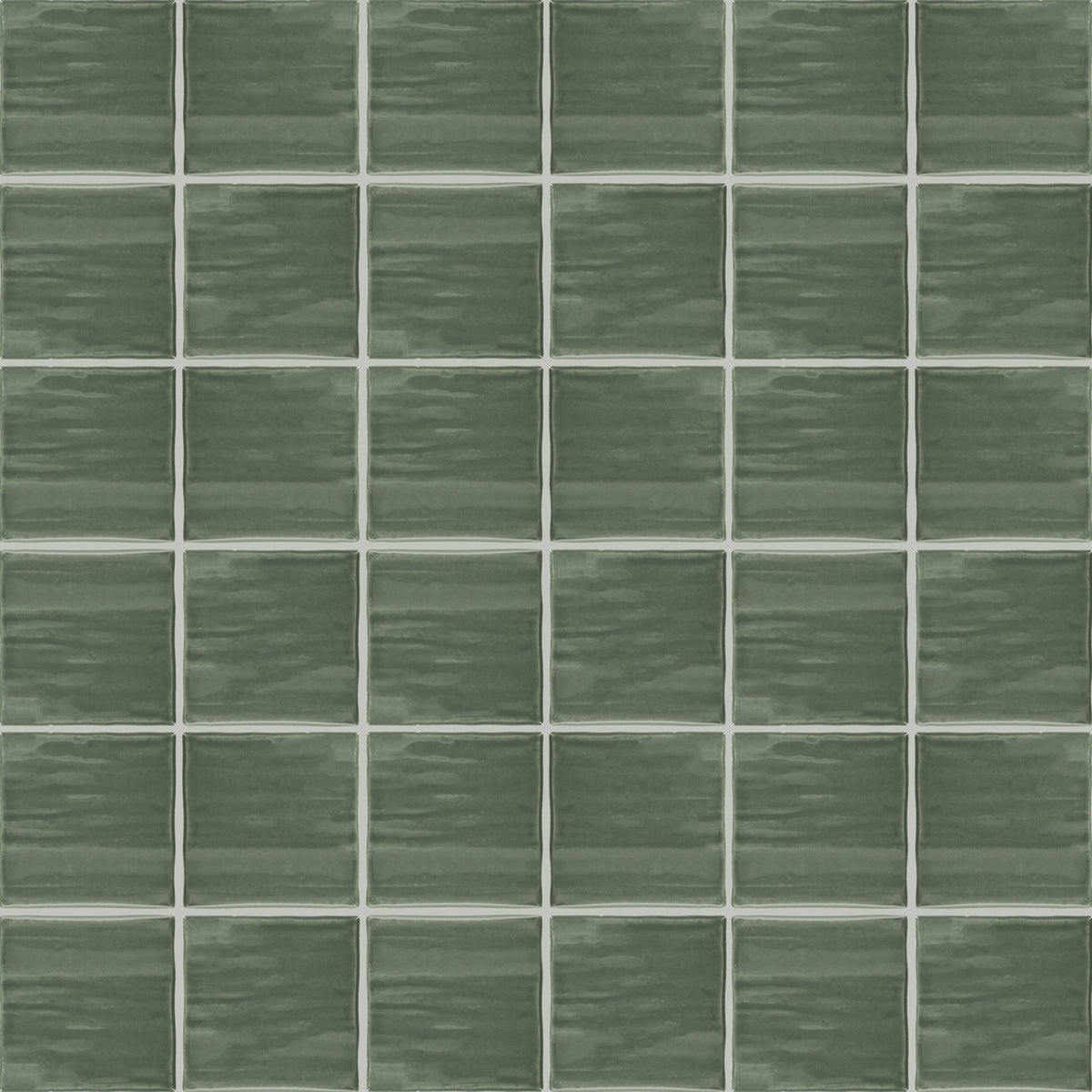 Daltile Artcrafted Aloe 4-in x 4-in Glossy Ceramic Handcrafted look Wall Tile product image