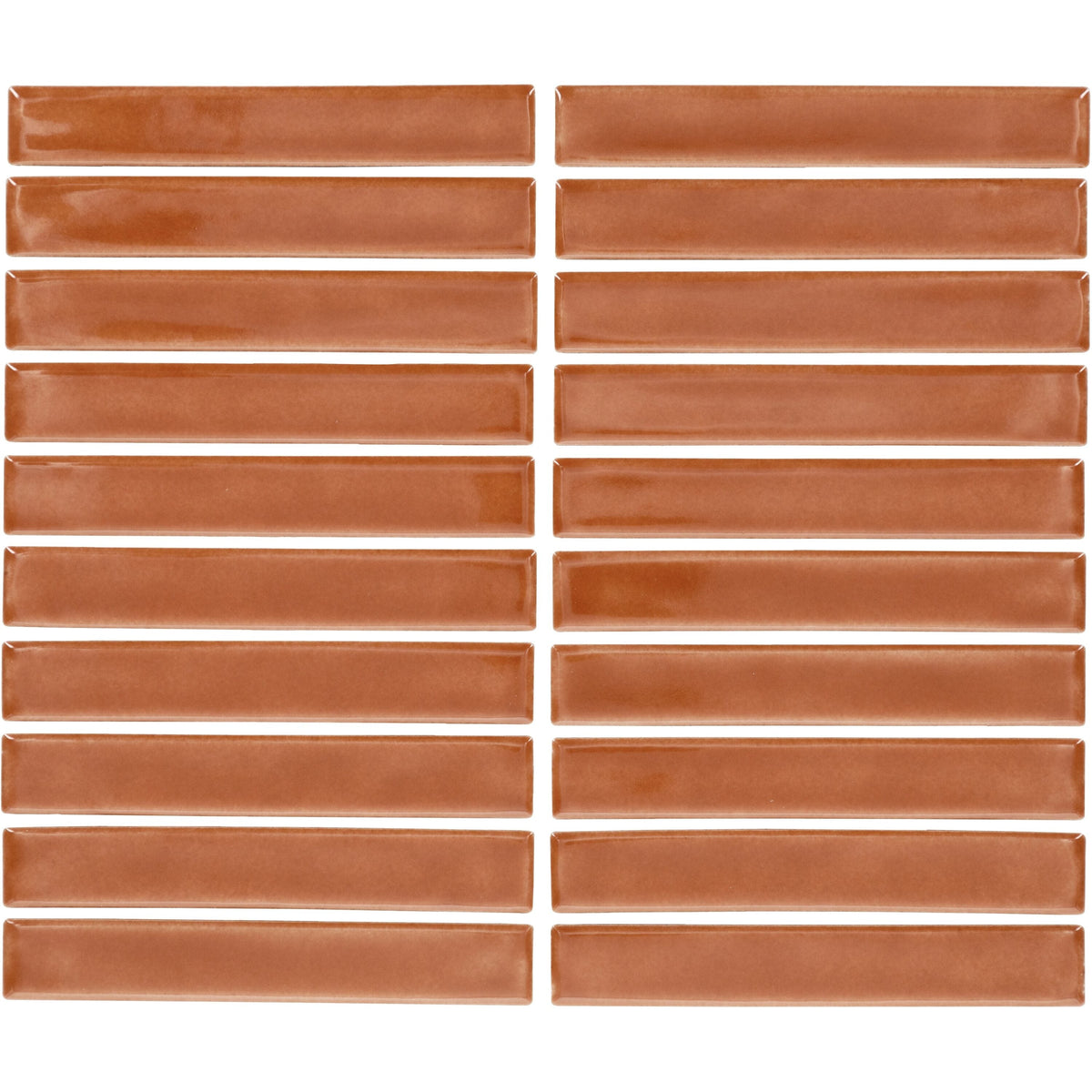 Daltile Artcrafted Cotto 10-in x 12-in Glossy Ceramic Handcrafted look Mosaic Wall Tile product image