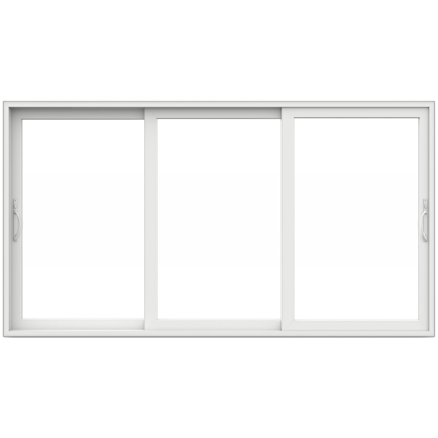 JELD-WEN 177-in x 80-in Vinyl Sliding, Universal reversible – product-only view