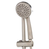 1-Spray Eco-Performance 4 in. Hand Shower with Slide Bar in Brushed Nickel