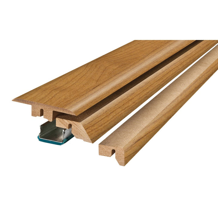 SimpleSolutions 2.37-in x 78.7-in MDF 4-n-1 Floor Moulding