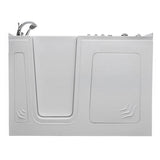 HD Series 60 in. Left Drain Quick Fill Walk-In Whirlpool and Air Bath Tub with Powered Fast Drain in White - Super Arbor